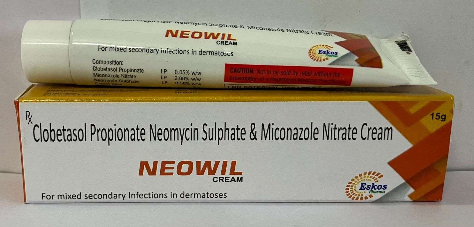 clobetasol + miconazole + neomycin & chlorocresol cream