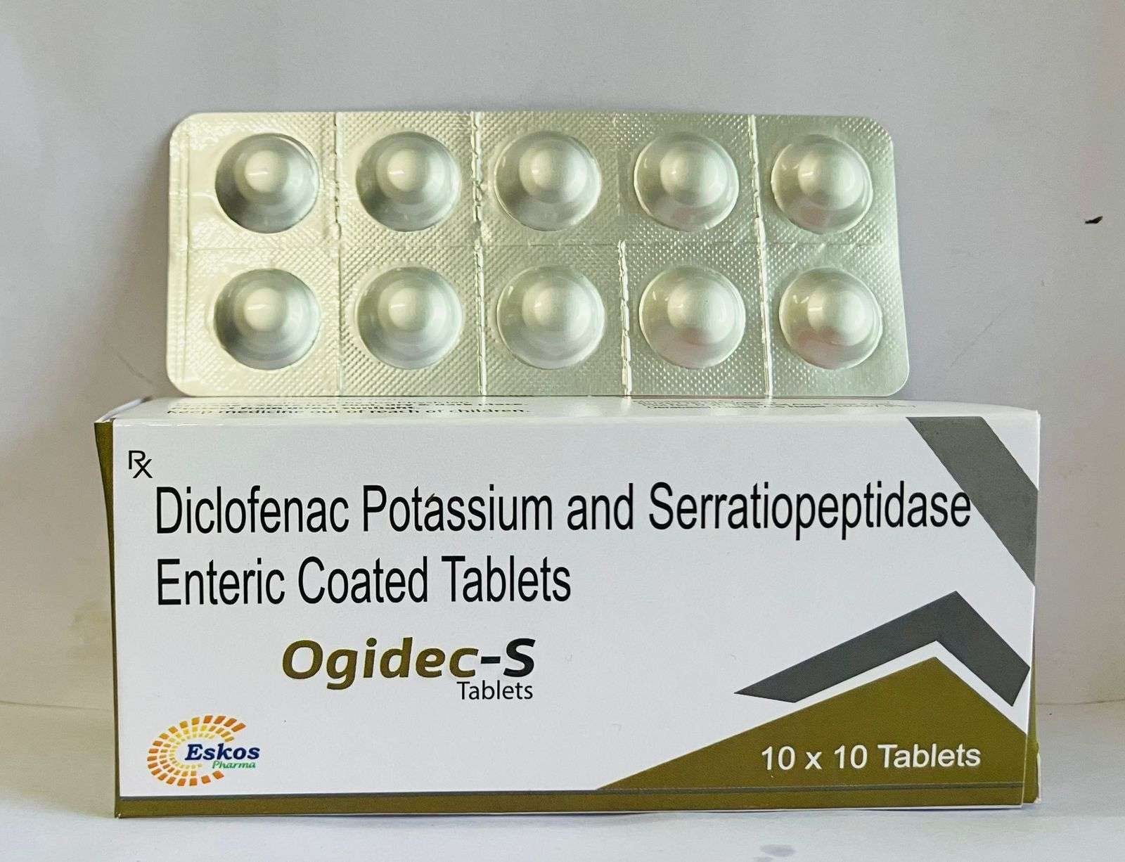diclofenac potassium 50mg + serratiopeptidase 10 mg