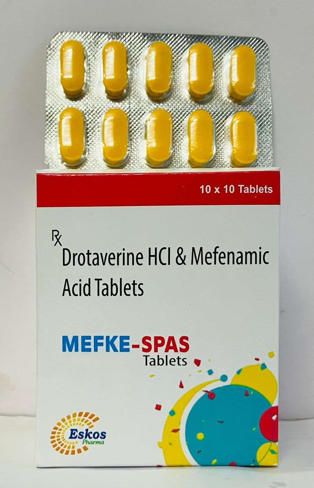 mefenamic acid 250mg +drotaverine hcl 80 mg