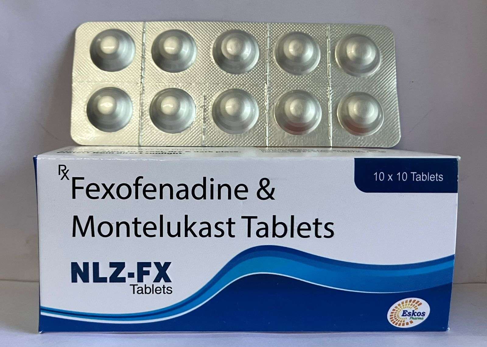 montelukast sodium 10mg + fexofenadine 120 mg
