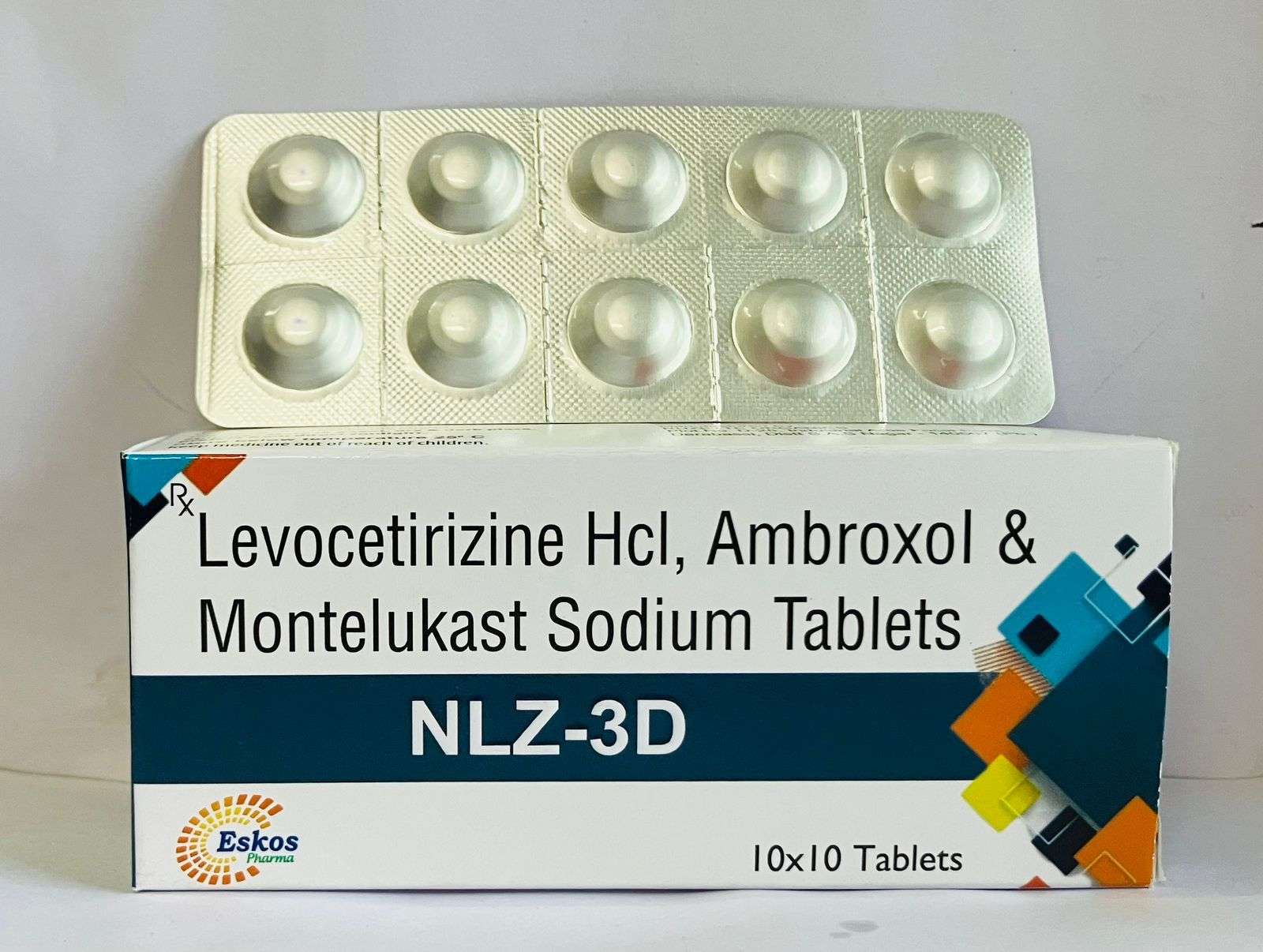 montelukast sodium 10mg + levocetirizine hydrochloride 5mg + ambroxol 75 mg