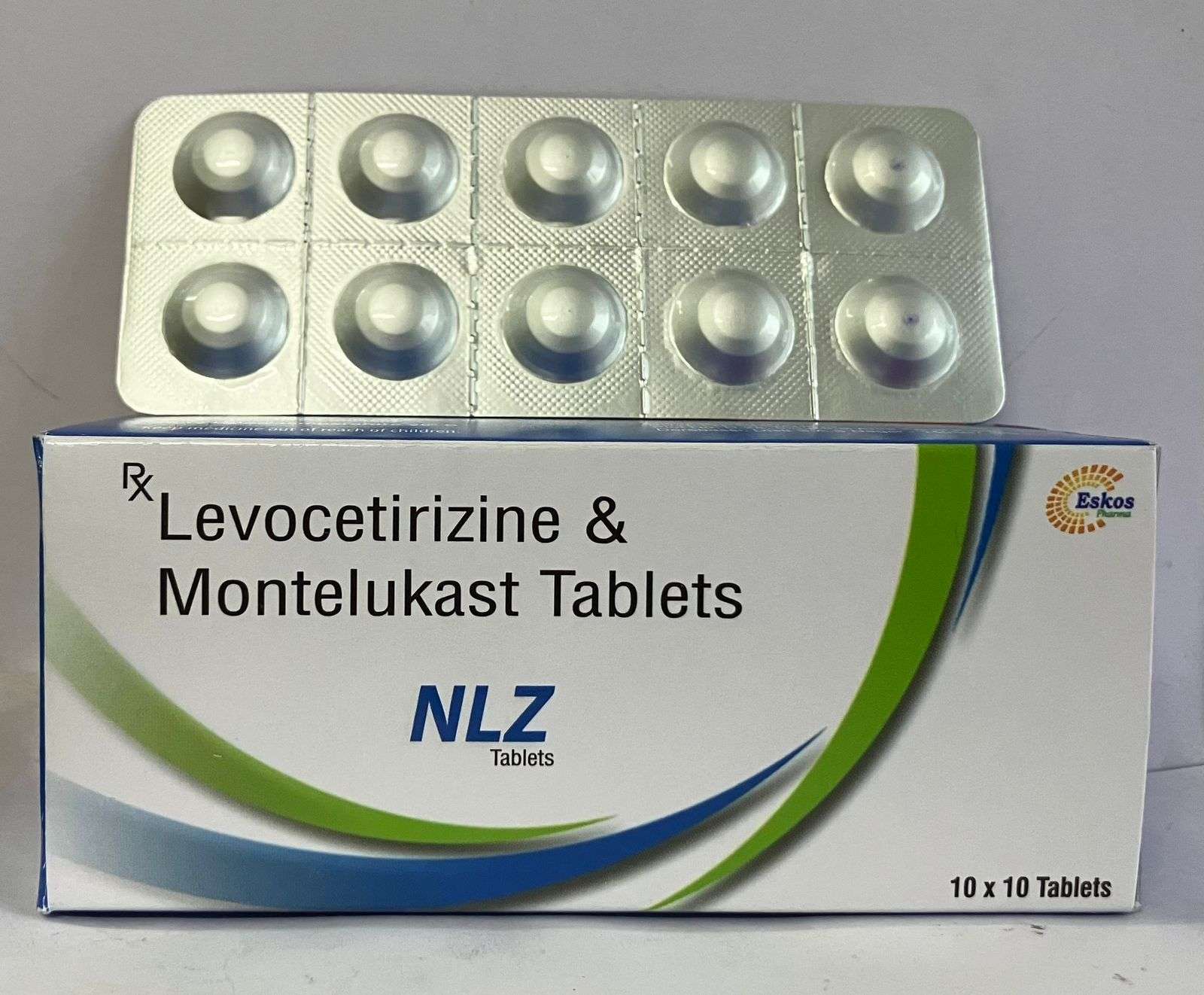 montelukast sodium 10mg + levocetirizine hydrochloride 5mg