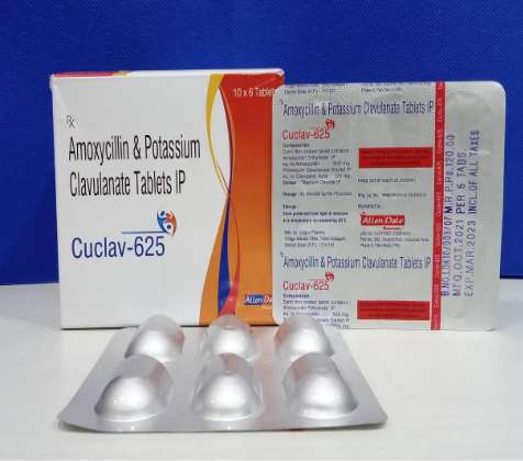 amoxycillin 500mg+clavulanic  acid 125mg  (alu-alu)