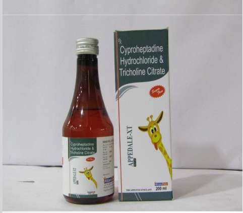 cyproheptadine 2mg+tricholine275mg in sorbitol base