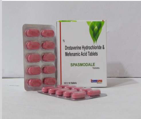 drotaverine hydrochloride 80mg and mefenamic acid 250mg (blister)
