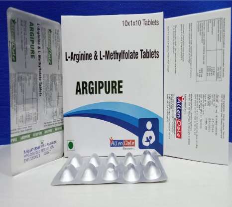 l-arginine 1gm +l-methylfolate 0.5 mg (alu-alu)