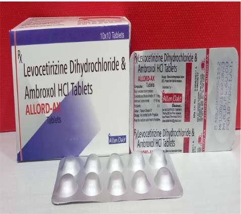 levocetirizine 5mg+ambroxol 60 mg  (alu-alu)