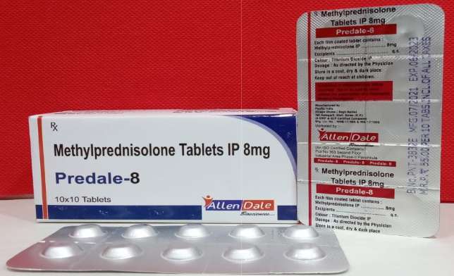 methylprednisolone 8 mg  (alu-alu)