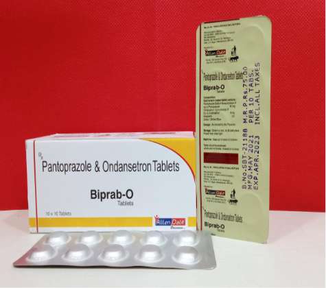 pantoprazole 40 mg and ondansetron 4 mg (alu-alu)