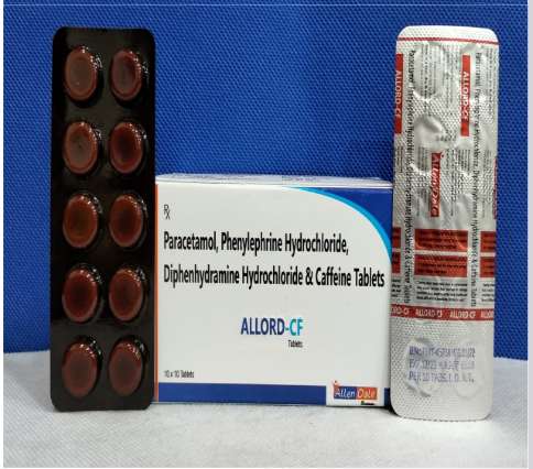 paracetamol 500mg+ phenylephrine 5mg+ diphenhydramine 25mg+caffeine 30mg(blister)