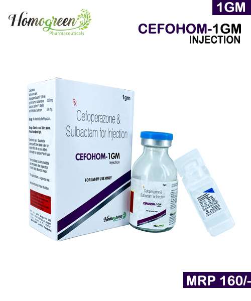 cefoperazone 500mg +  sulbactum 500mg