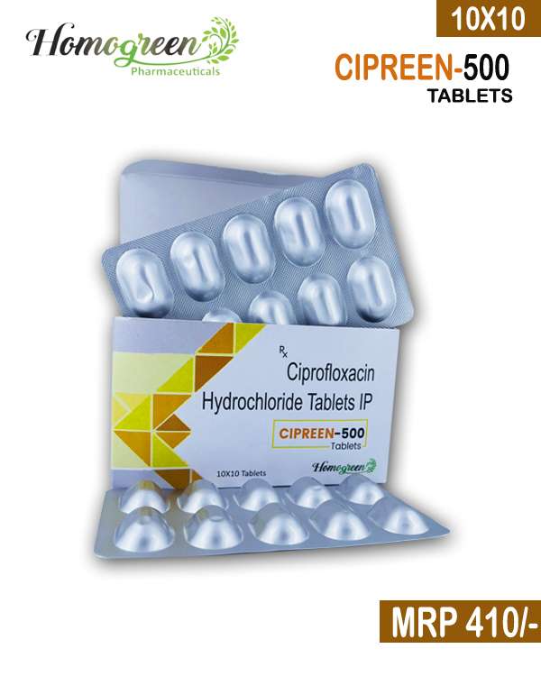 ciprofloxacine hydrochloride - 500mg