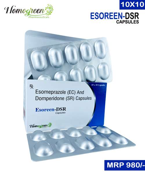 esomeprazole 40mg+domperidine 30mg