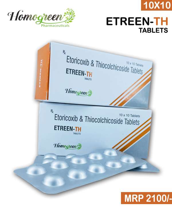 etoricoxib 60mg + thiocolchicoside 4mg