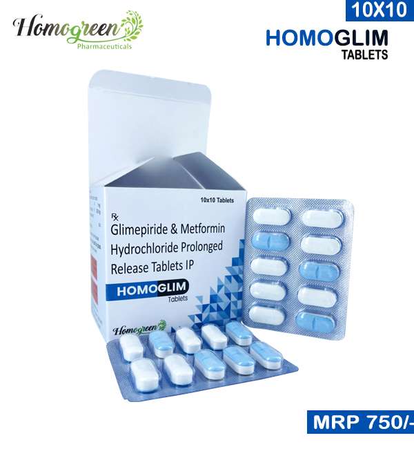 glimipride 1mg+metformine 1000mg(sr)