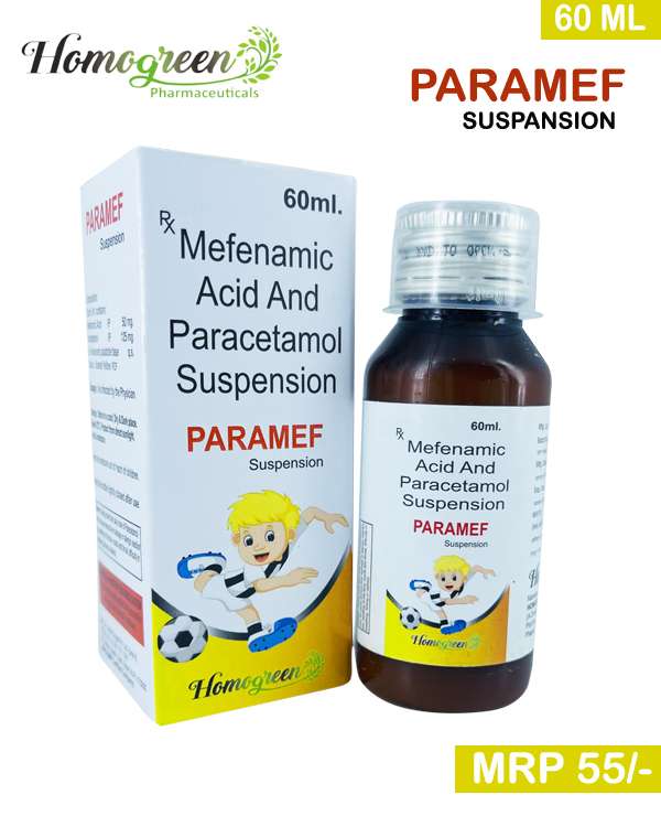 mefenamic acid 50mg + paracetamol 125mg