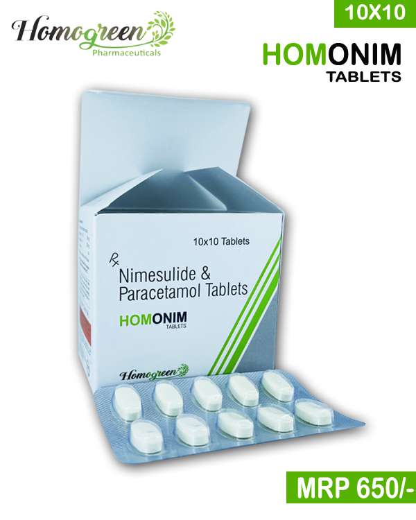 nimsulide 100mg + paracetamol 325mg