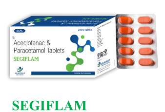 aceclofenac 100mg + paracetamol 325mg tablets