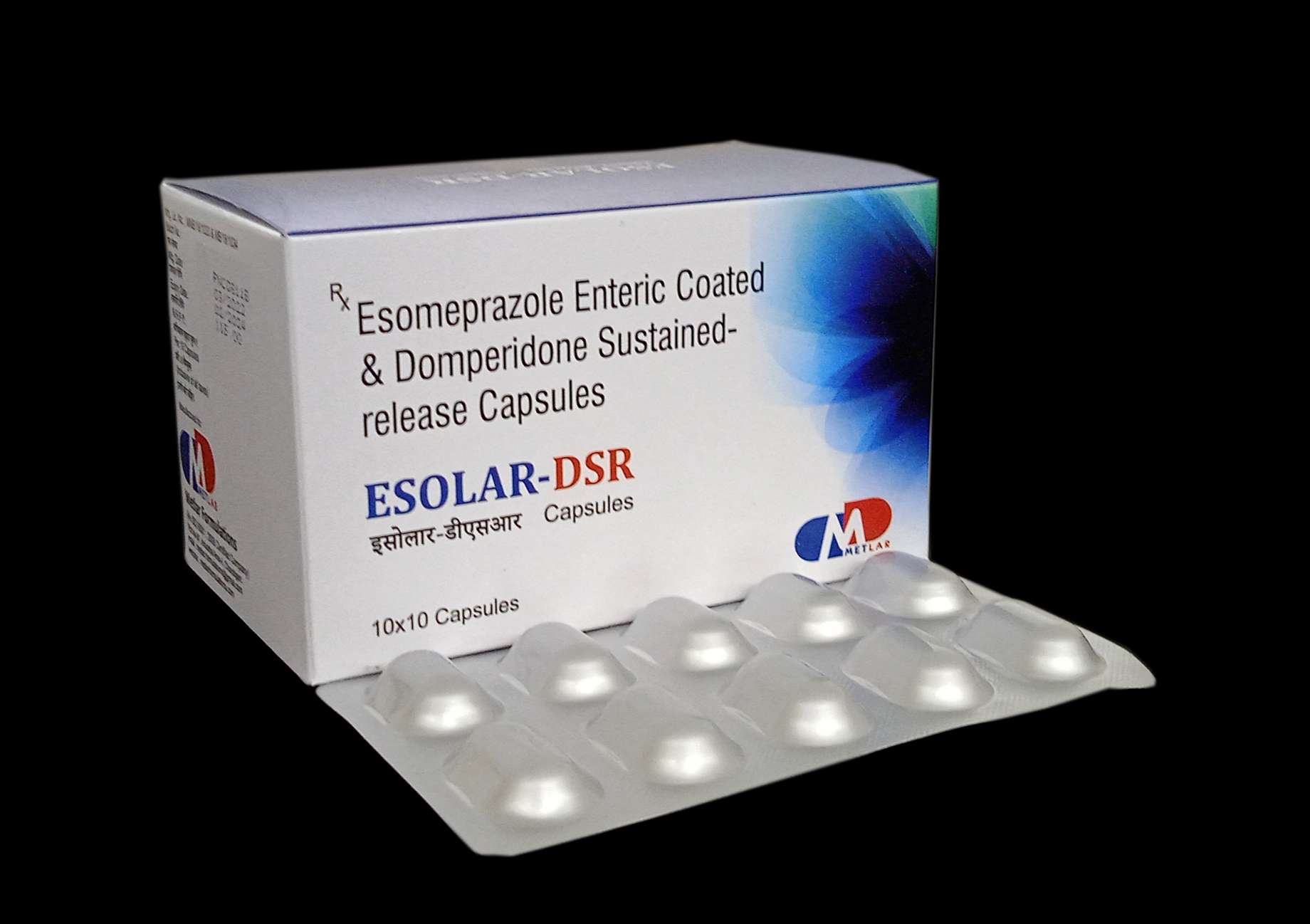 esomeprazole 40mg+ domperidone 30 mg (sr)