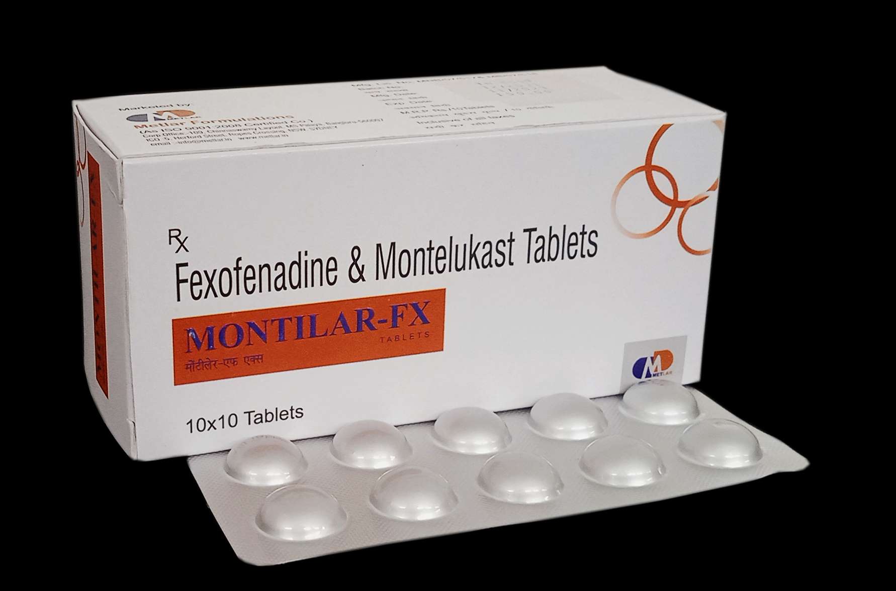 fexofenadine 120 mg+ montelukast 10mg