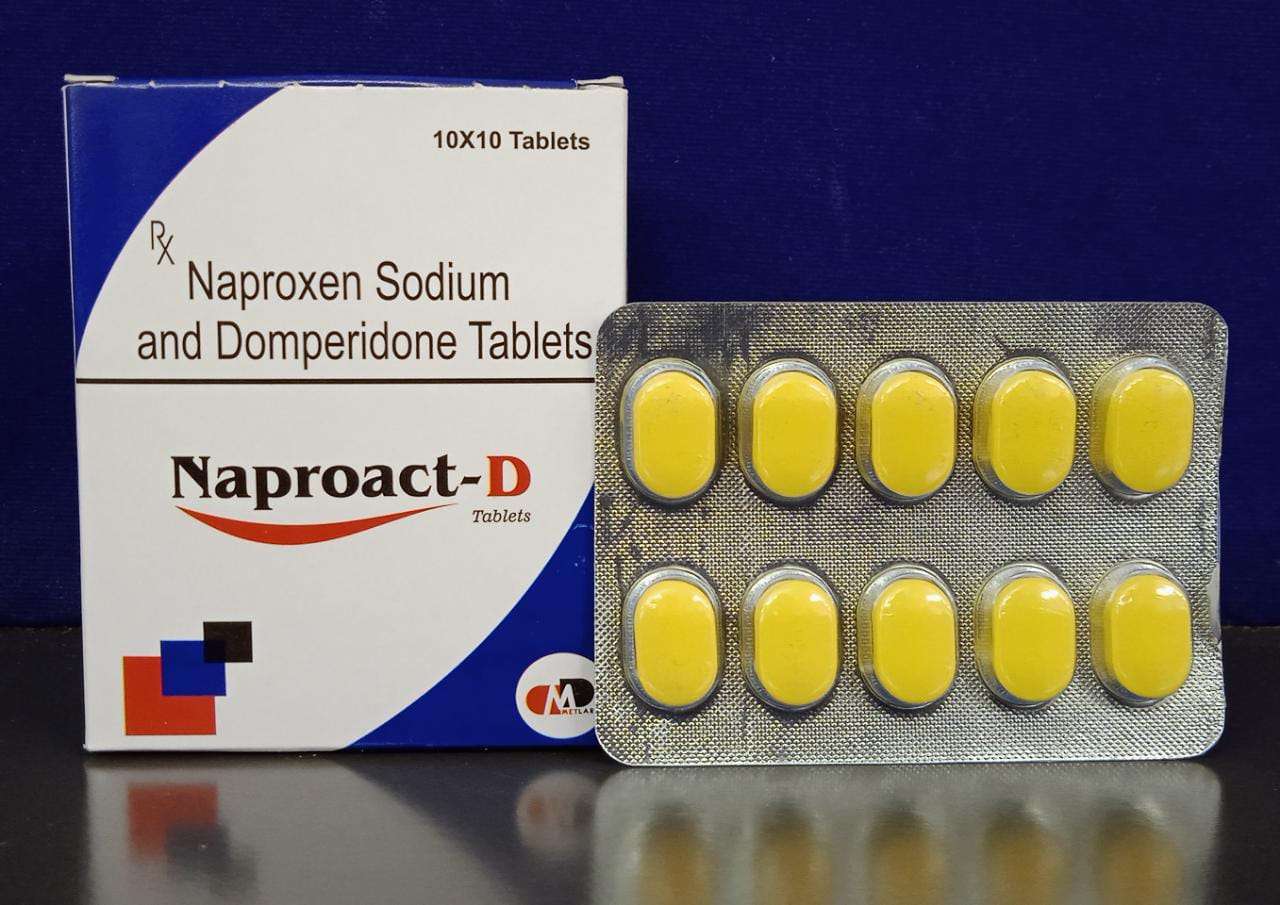 naproxen 500 mg + domperidone 10 mg