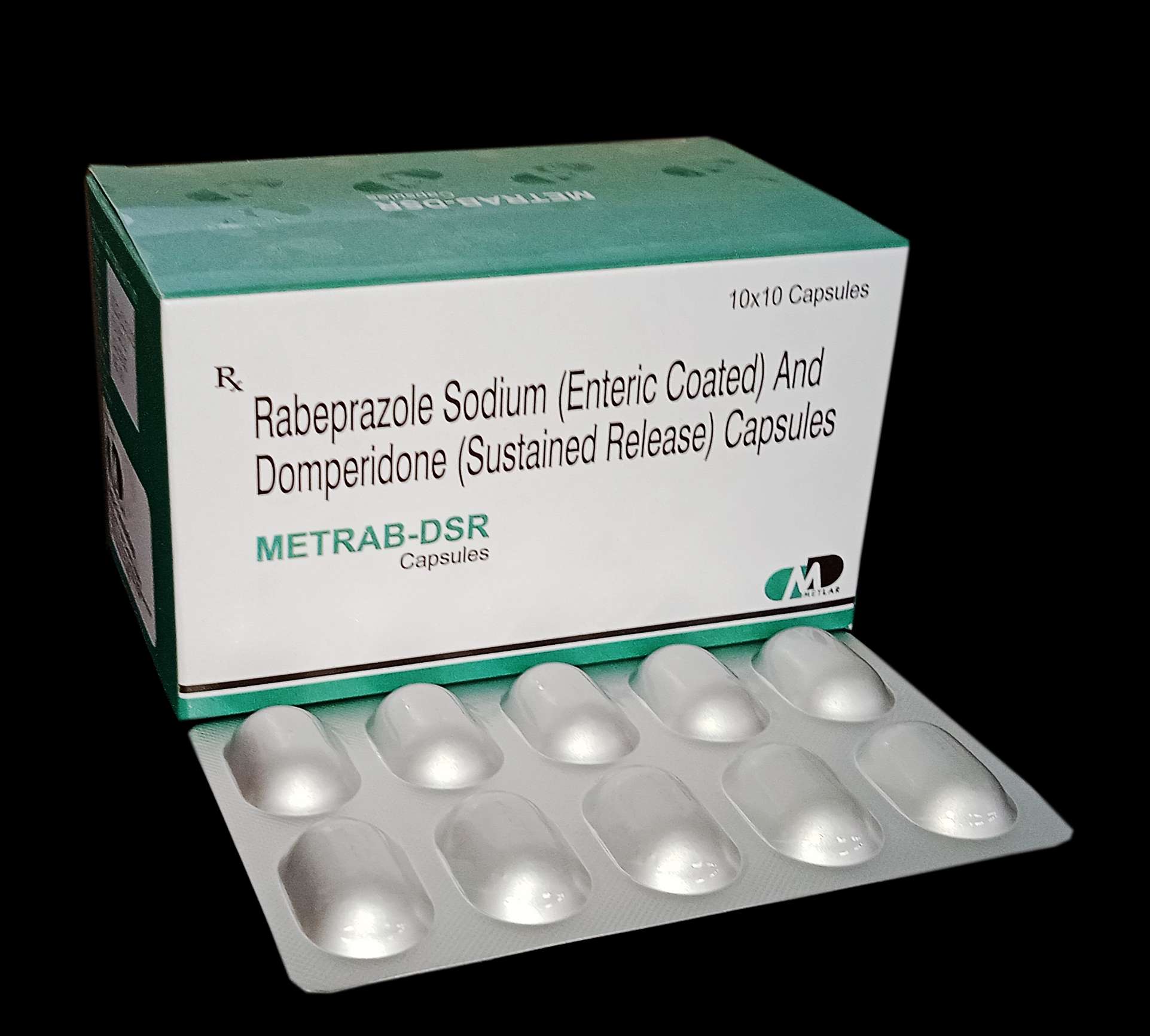 rabeprazole sodium 20 mg + domperidone 30 mg (sr)
