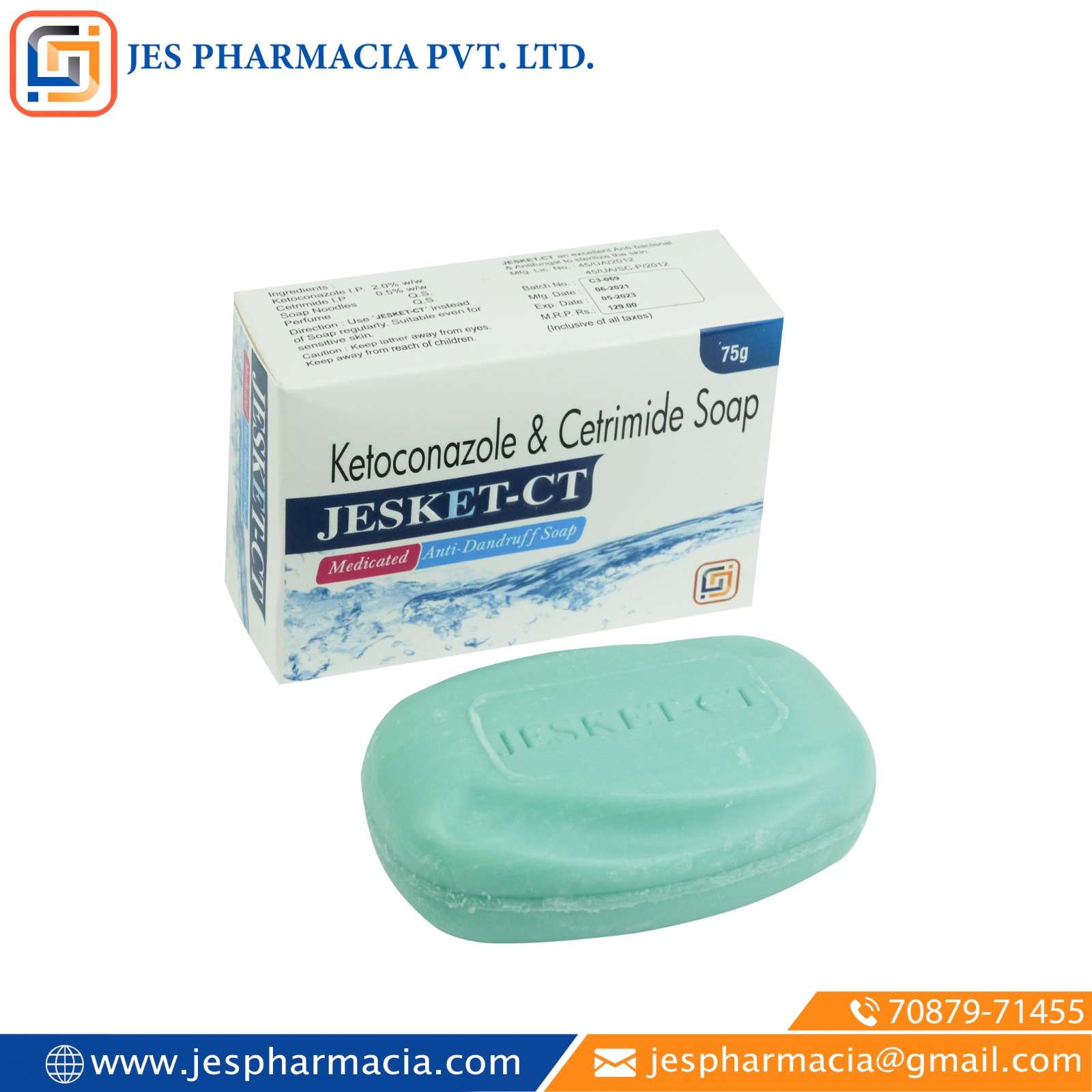 ketoconazole 2 % w/w + cetrimide 0.5 %   w/w soap