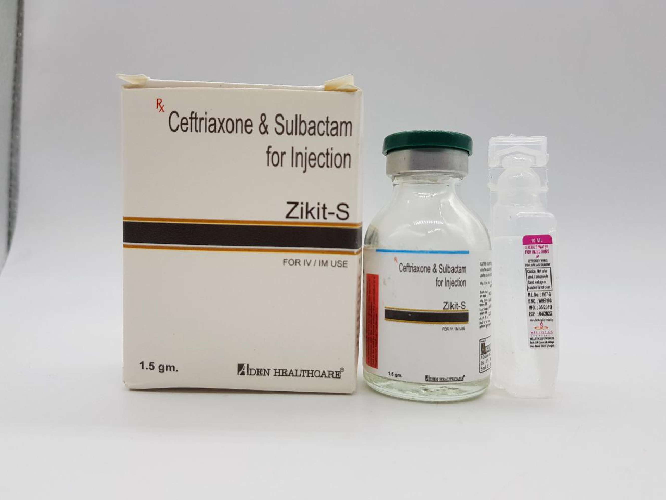 ceftriaxone- 1000 + sulbactam- 500