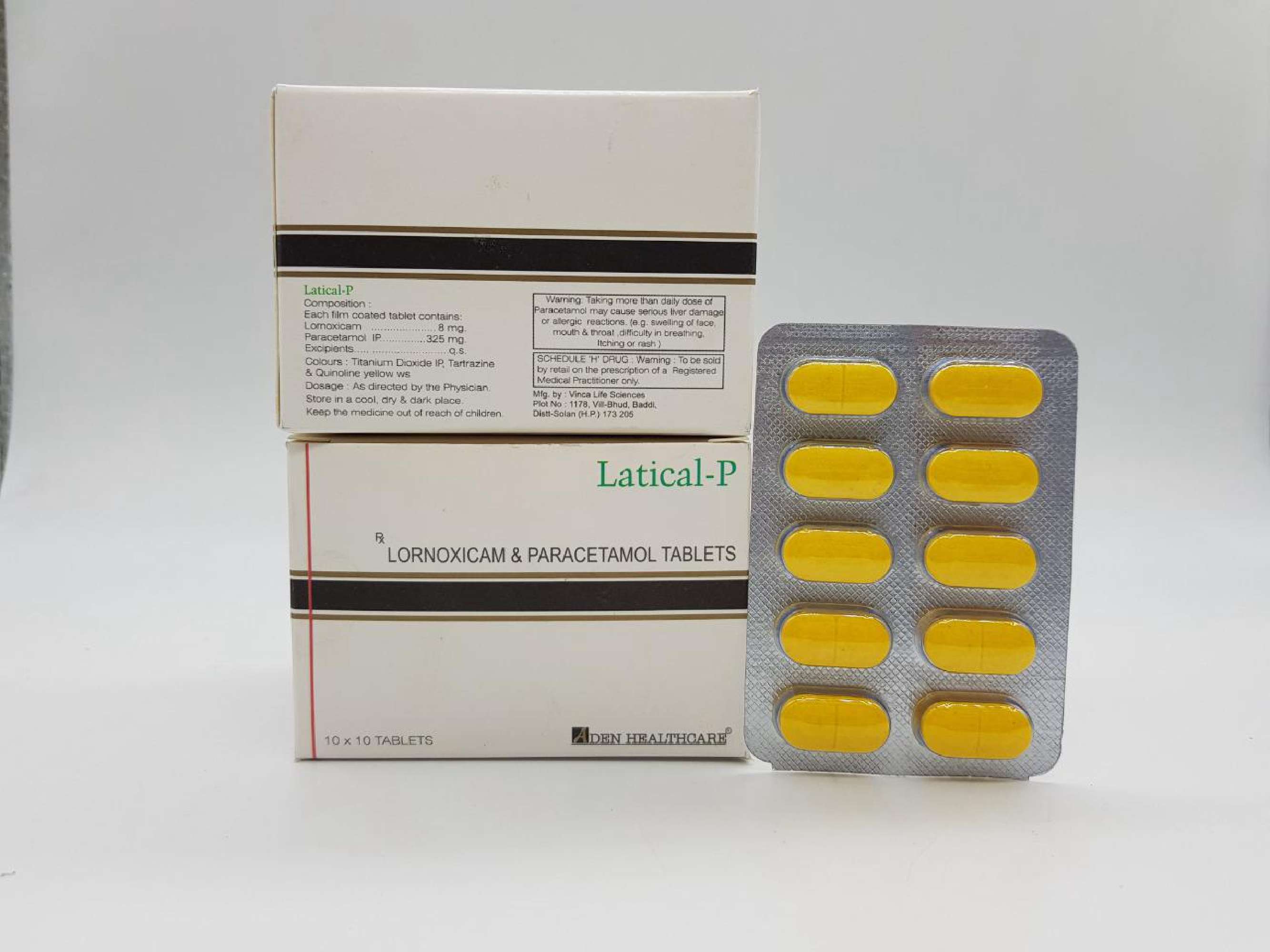 lornoxicam 8mg & paracetamol 325mg