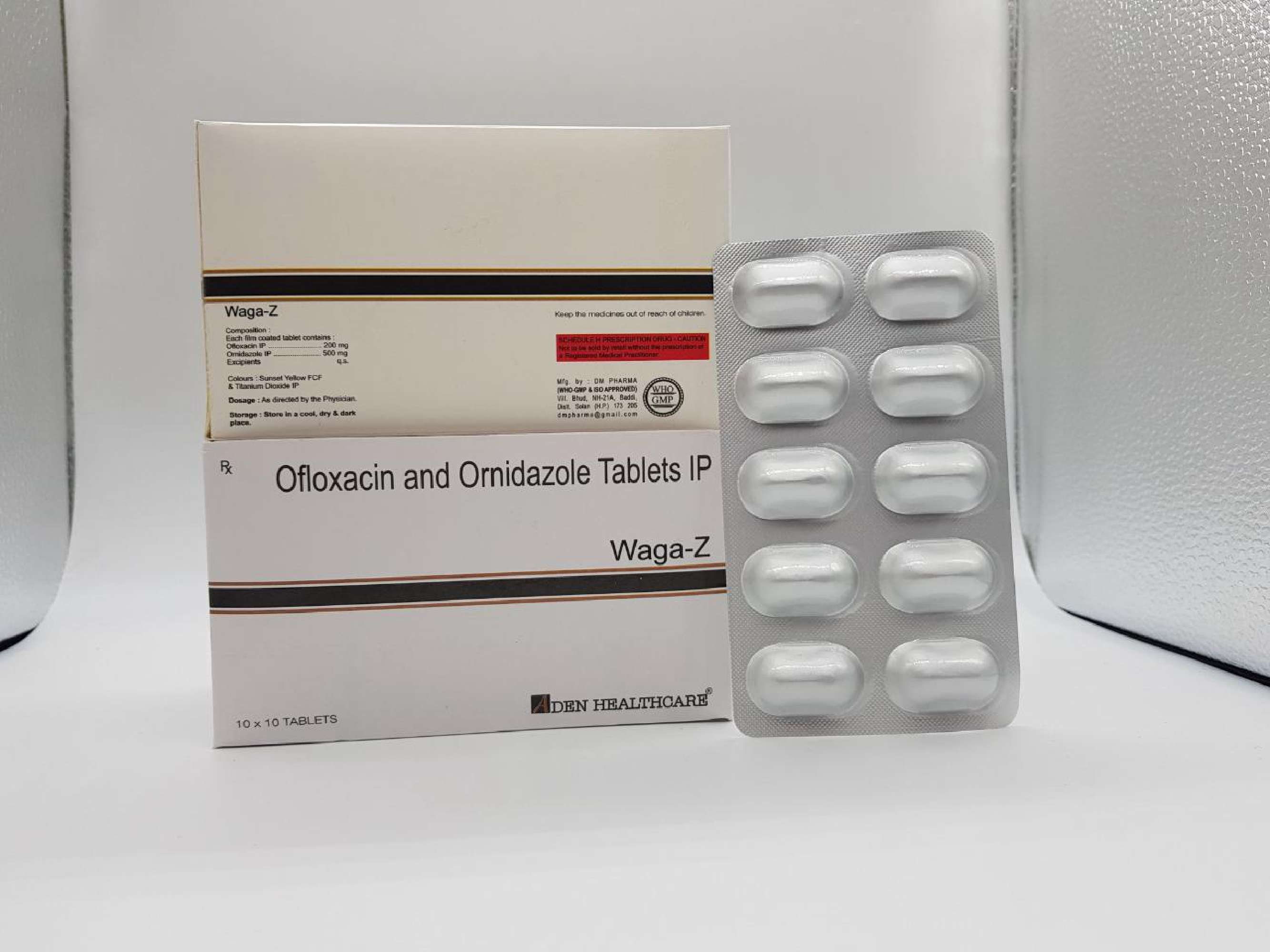 ofloxacin 200 mg+ ornidazole 500 mg