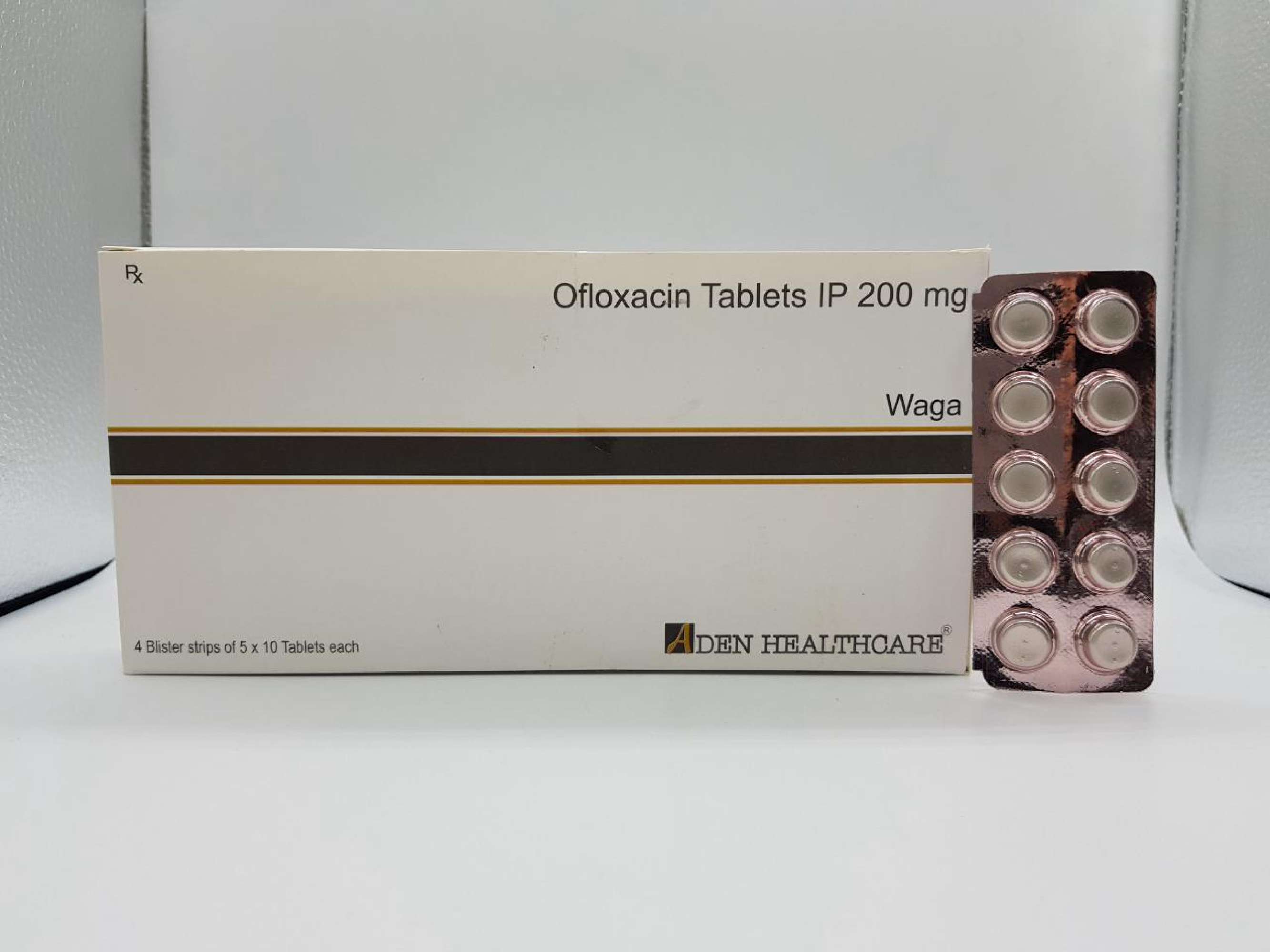 ofloxacin 200 mg  (special packing in new ranbaxy zanocin set with 200 embossed)