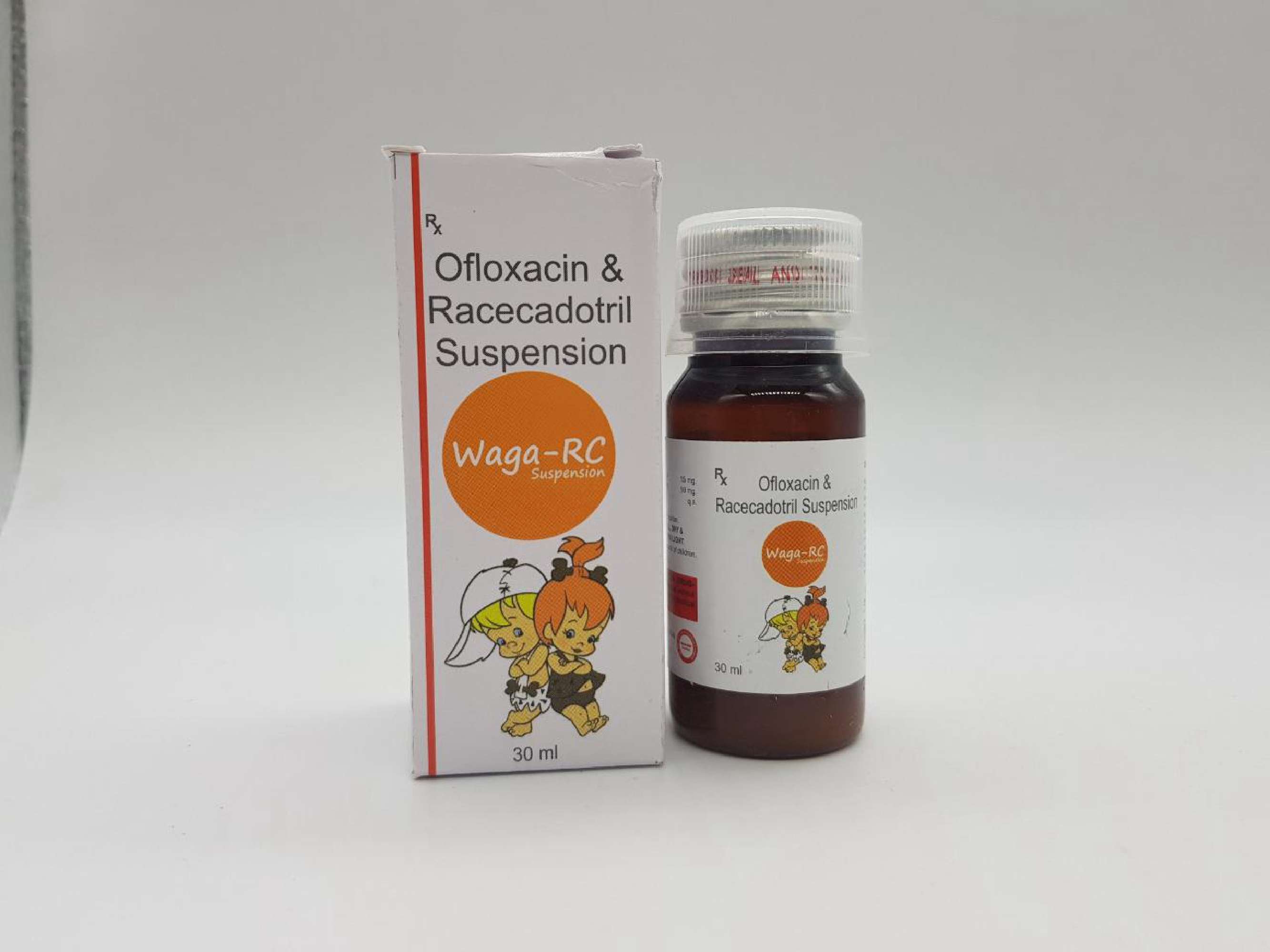 ofloxacin 50 mg+ rececadotril 15 mg/ 5ml