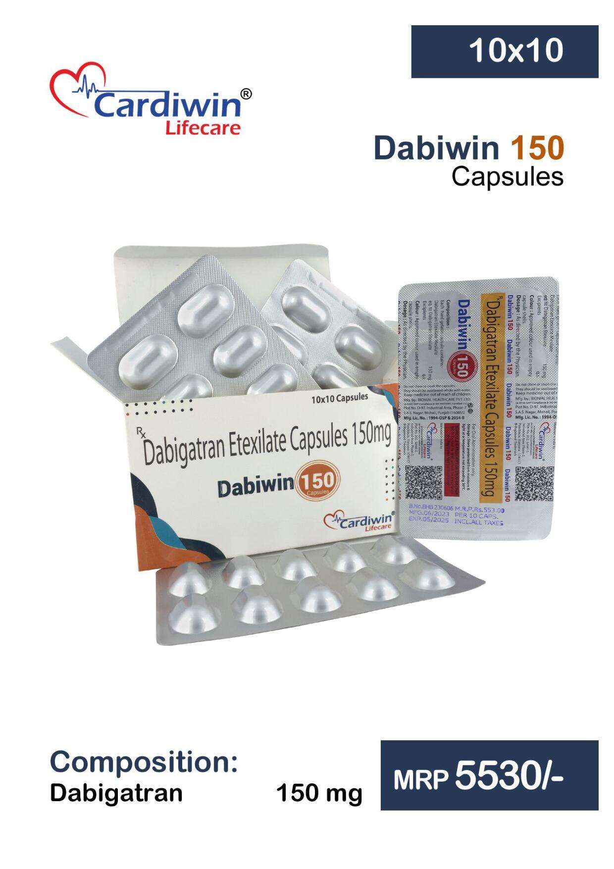 dabigatran 150 mg etexilate
