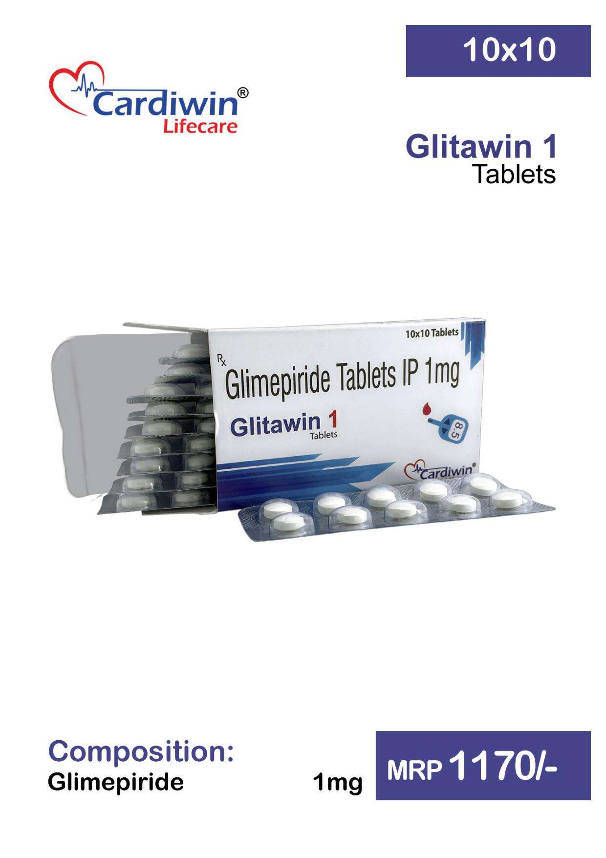glimepiride 1mg tab