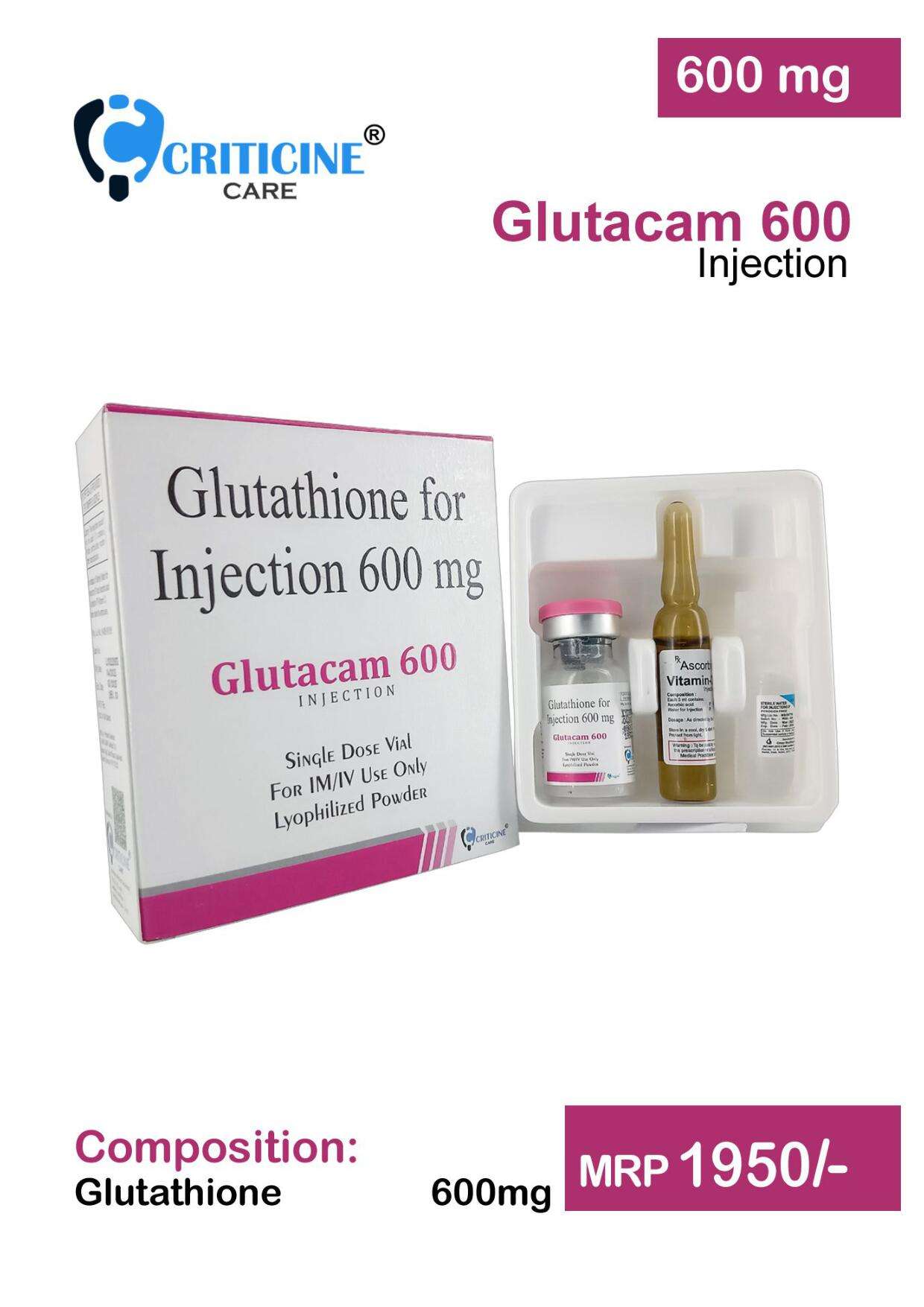 glutathione 600mg inj