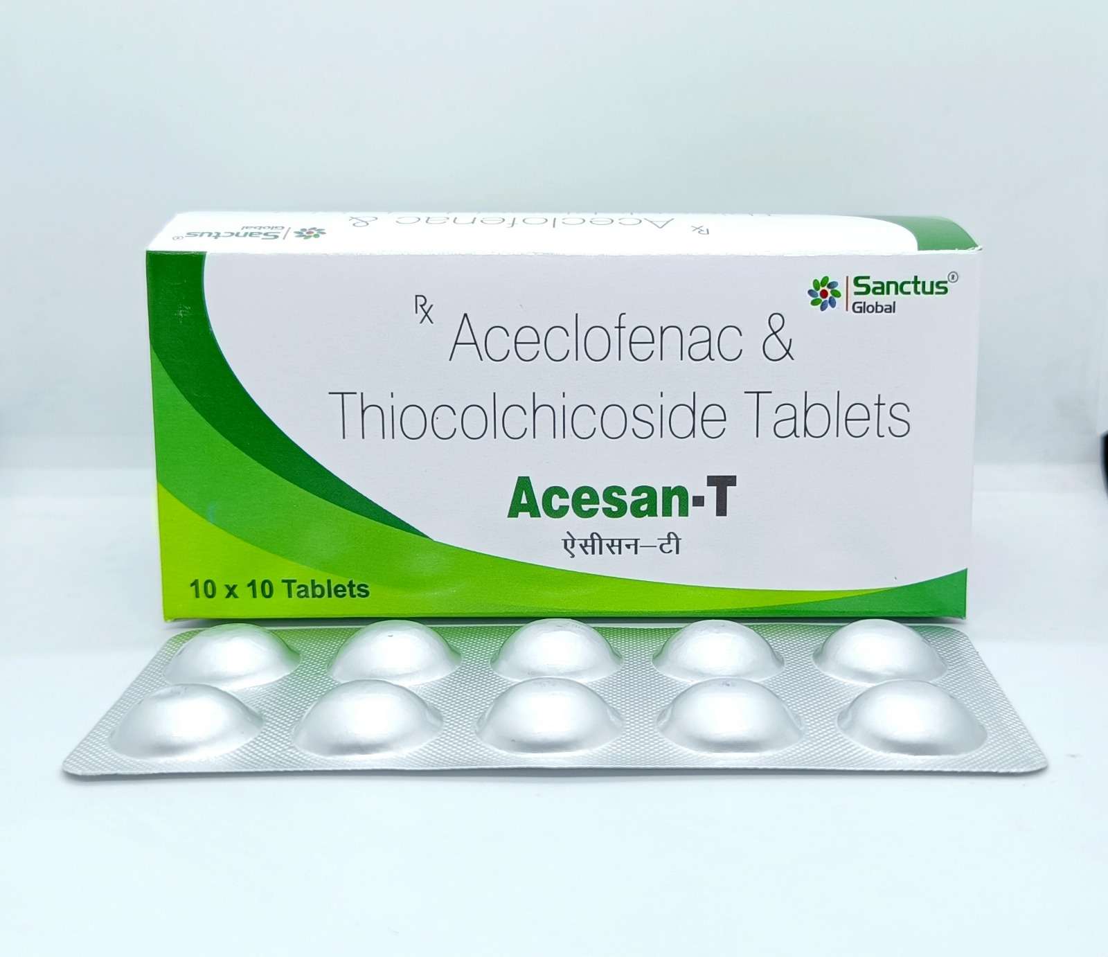 aceclofenac 100mg + thiocolchicoside 4mg