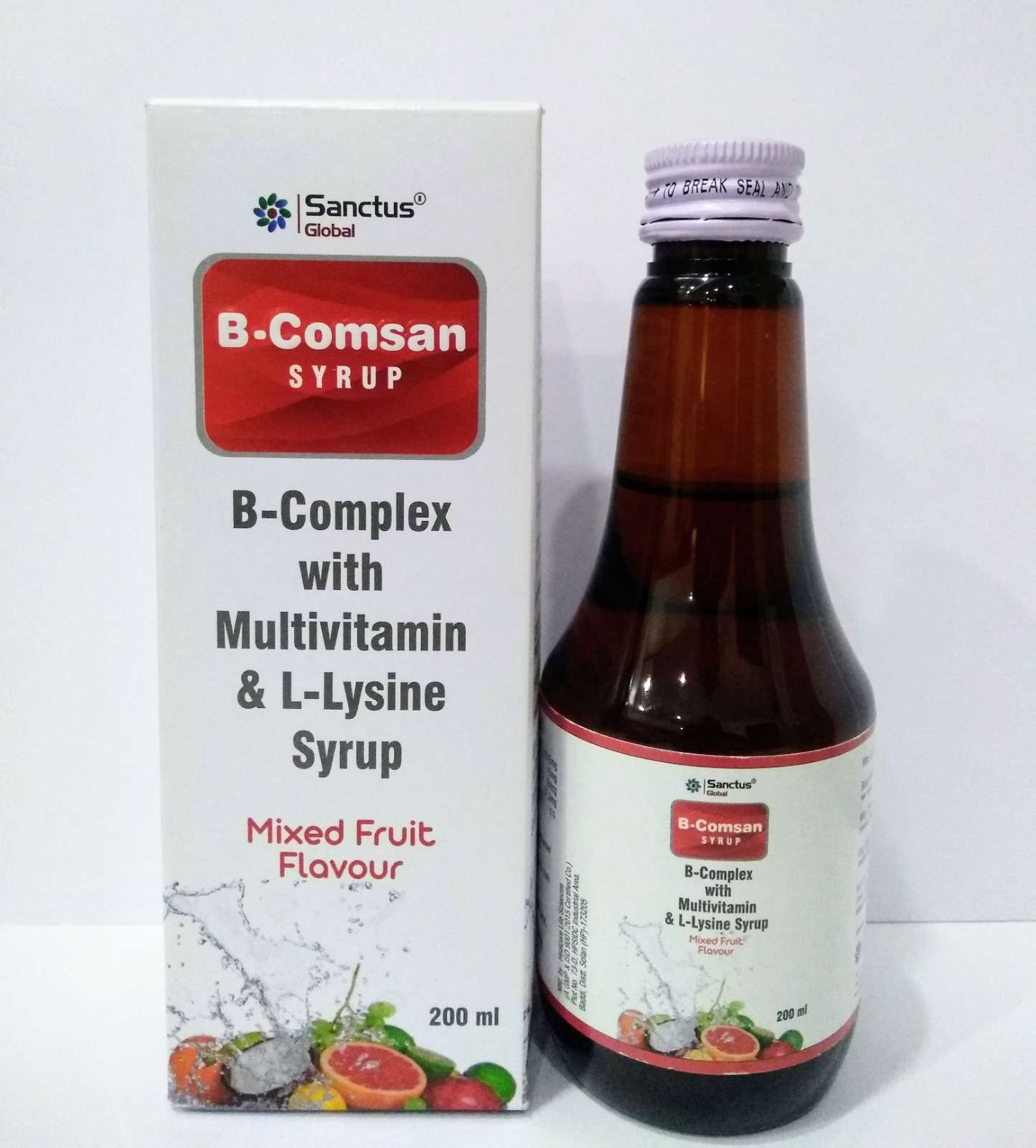 b-complex + lysine 375 mg (per 10 ml)