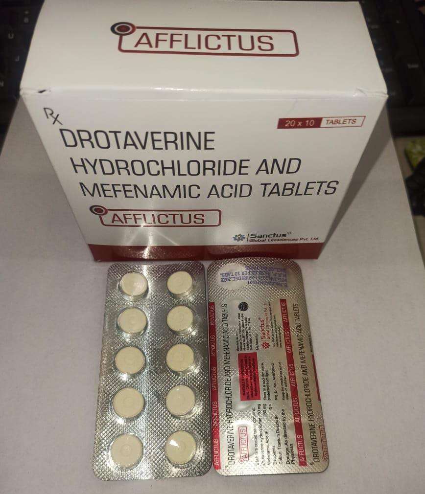 drotaverine 80mg + mefenemic acid 250mg