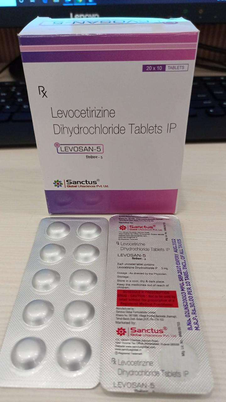 levocetirizine dihydrochloride  ip 5 mg