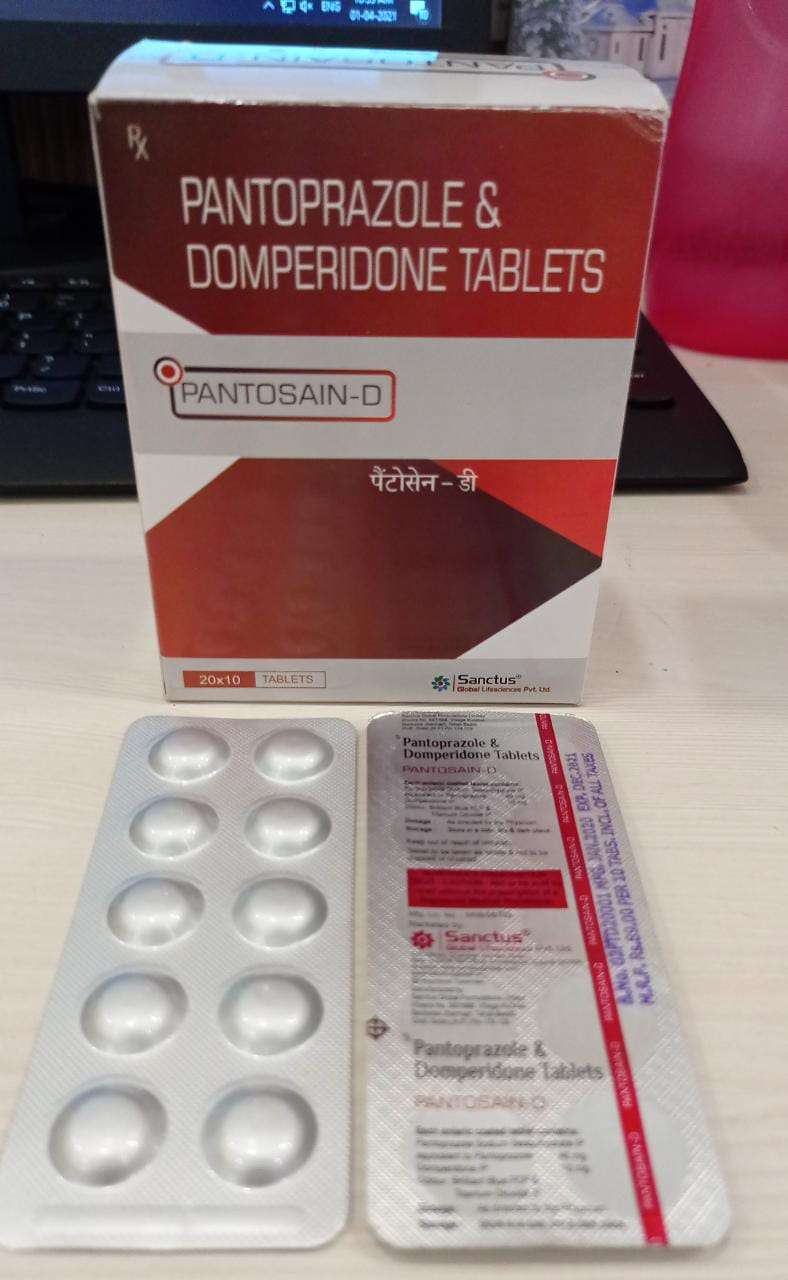 pantaprazole  40mg + domperidone 10mg