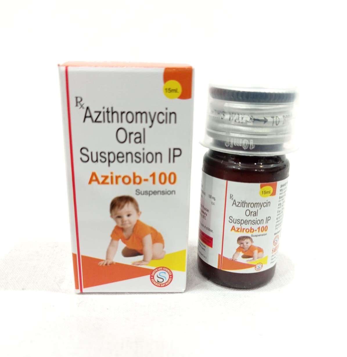 azithromycin 100 mg / 5 ml