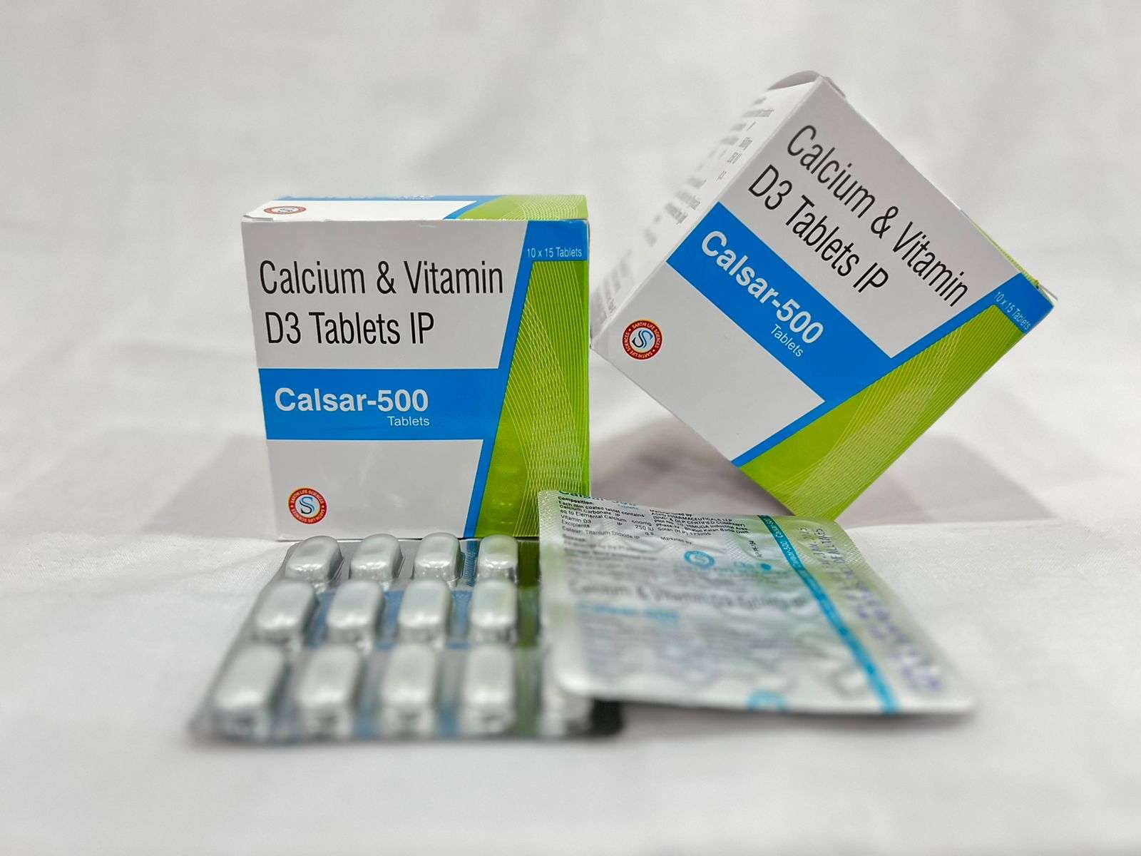 calcium carbonate  500mg + vitamin d3 250 iu