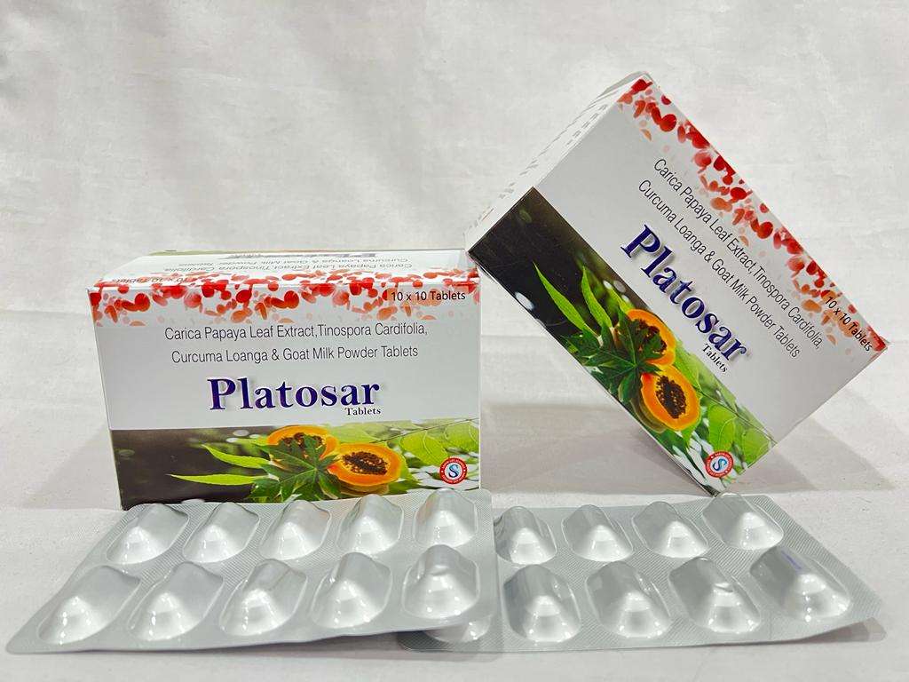 carica papaya leaf extract + tinospora cardifolia + curcuma loanga + goat milk powder tablets
