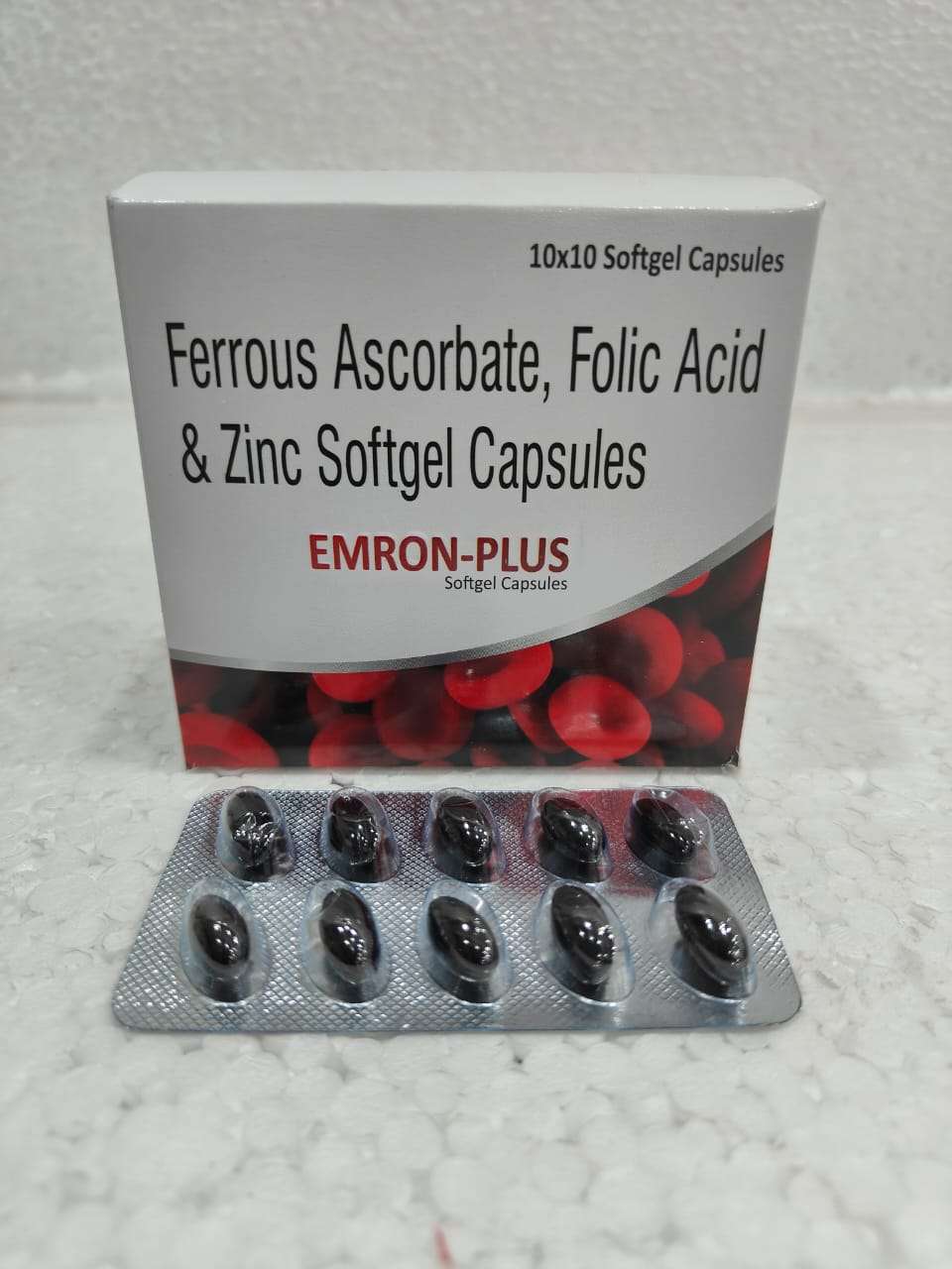 ferrous ascorbate 100mg + folic acid 1.5mg + zinc sulphate 22.5mg