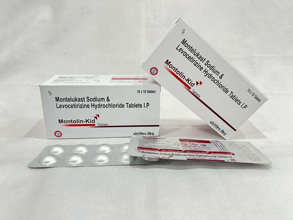 montelukast sodium 4mg + levocetirizine dihydrochloride 2.5 mg susp