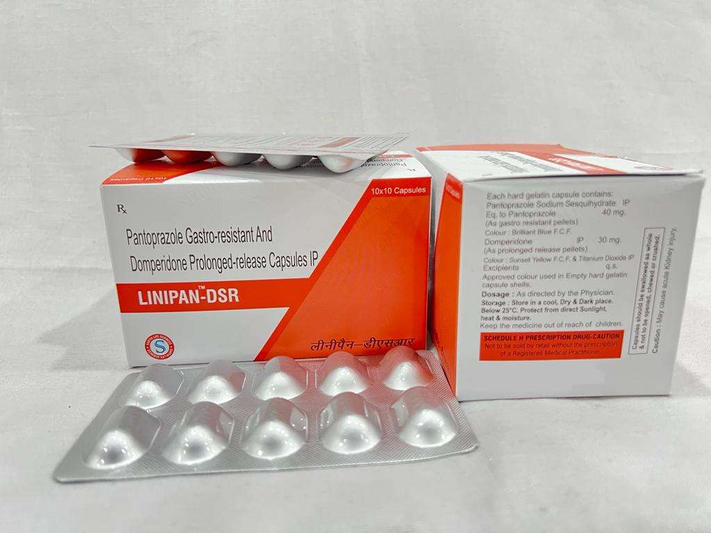 pantoprazole 40mg + domperidone 30
mg sustained release capsules
