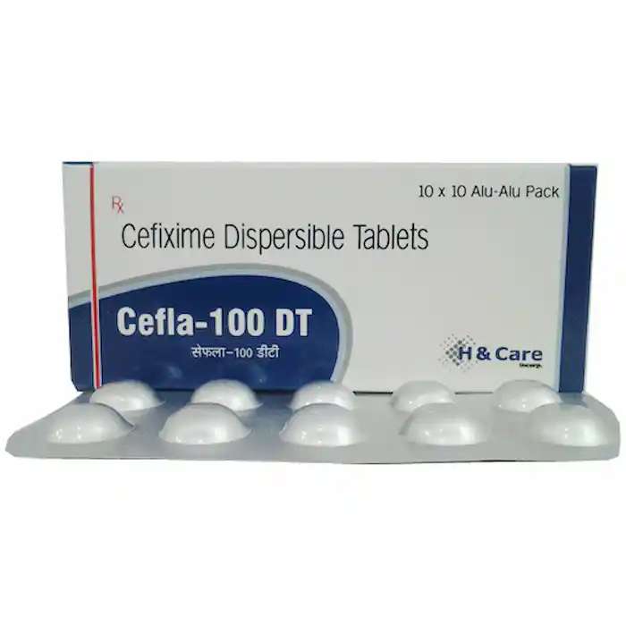 cefixime 100 mg dispersiable tablets