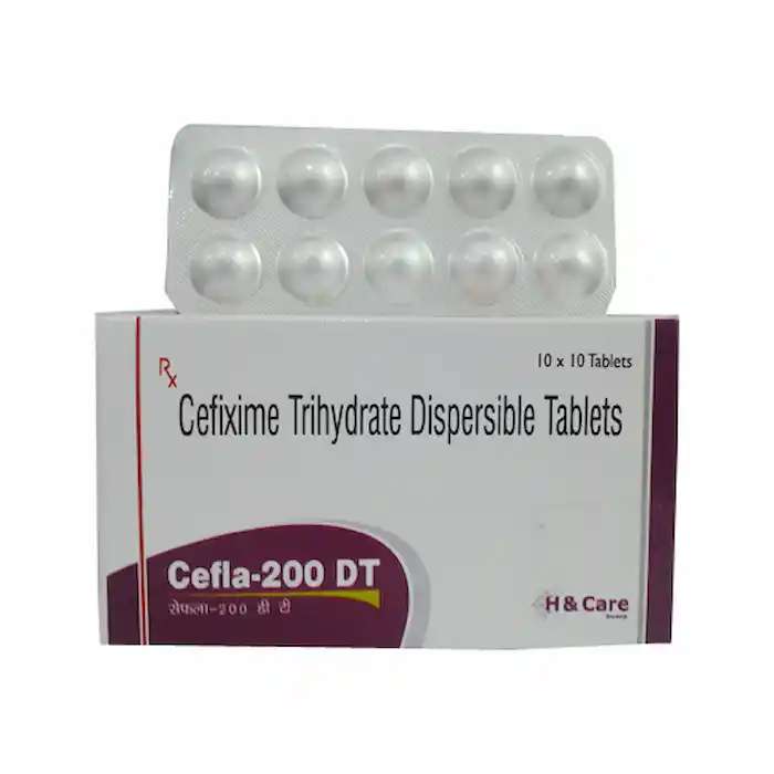 cefixime 200mg dispersible tablet