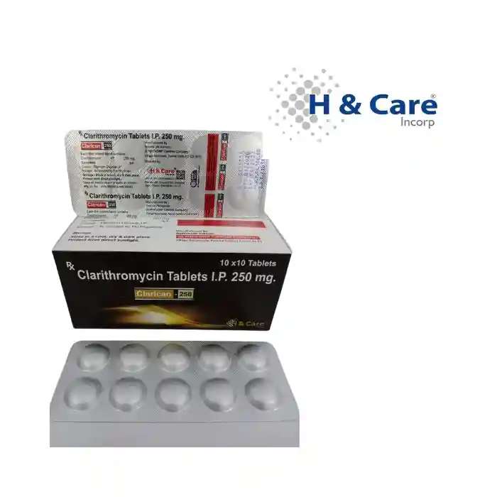 clarithromycin 250mg tab