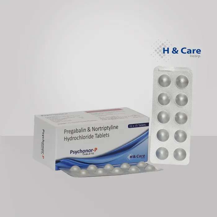 pregabalin 75mg + nortriptyline 25mg